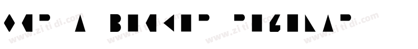 OCR A Becker Regular字体转换